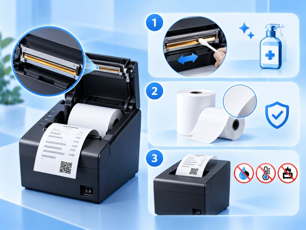 Hướng dẫn cách kéo dài tuổi thọ máy in bill