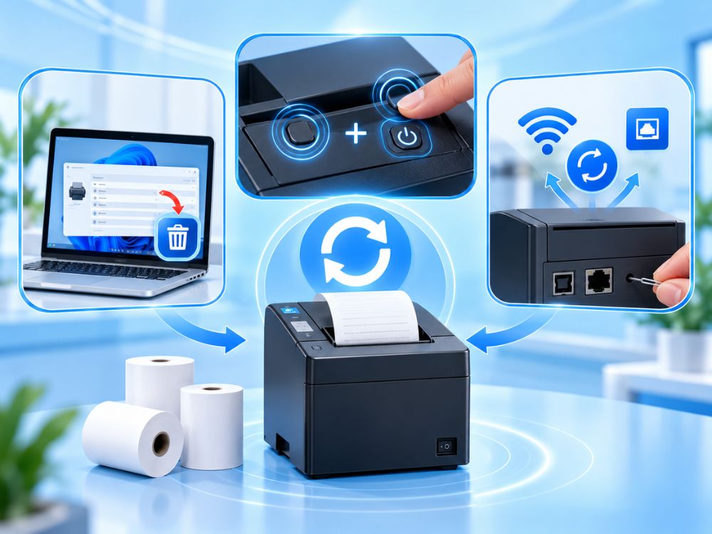 Phân biệt các cấp độ reset máy in hóa đơn