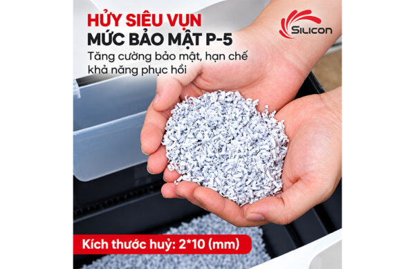Máy huỷ tài liệu Silicon PS-2200M