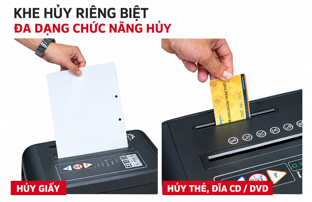 Máy huỷ tài liệu Silicon PS-2800C
