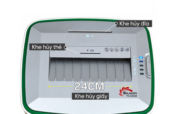 Máy huỷ tài liệu Silicon PS-3000M
