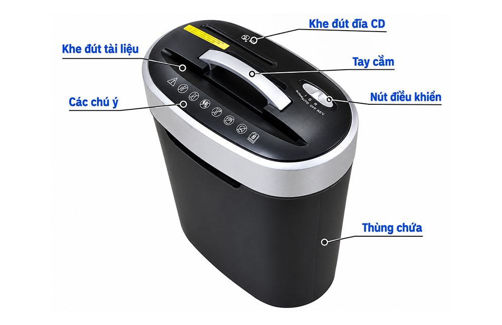 Máy huỷ tài liệu Silicon PS-508M