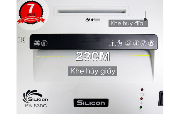 Máy huỷ tài liệu Silicon PS-630C
