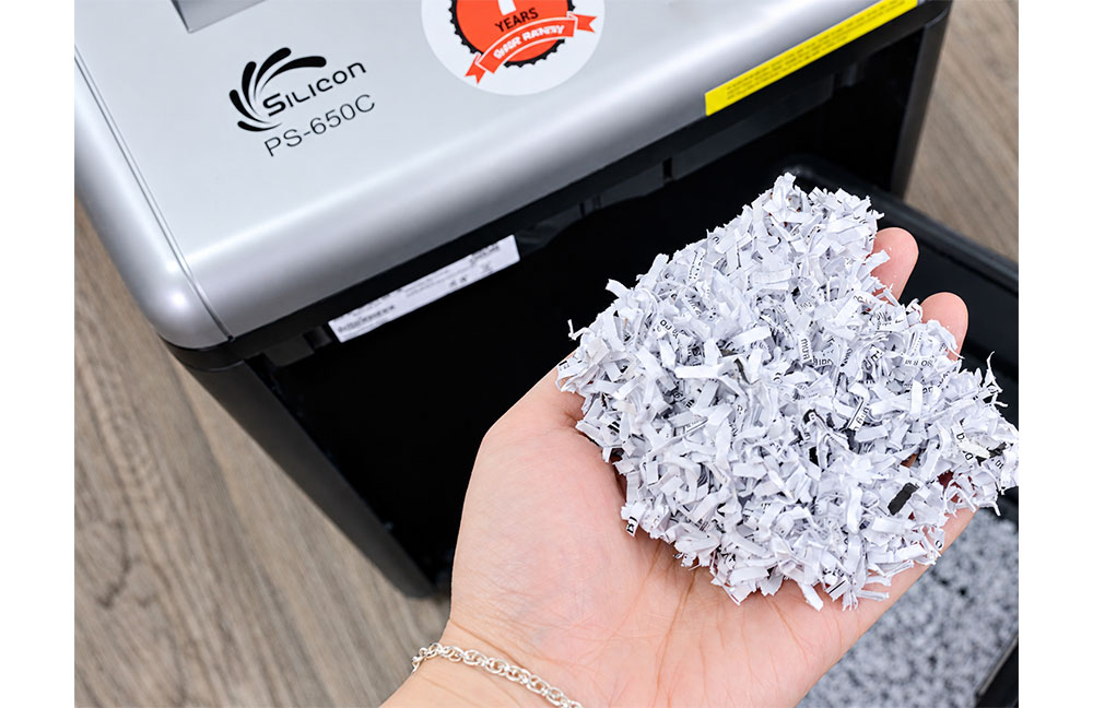 Máy huỷ tài liệu Silicon PS-650C