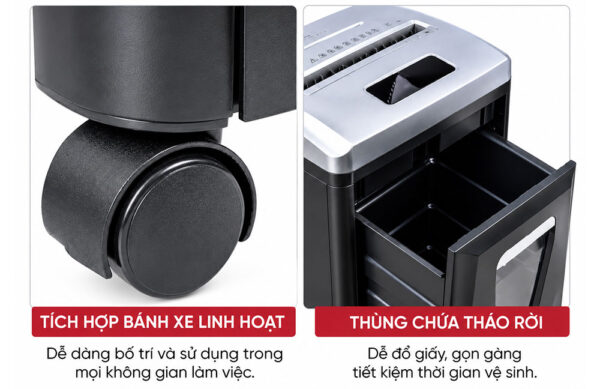 Máy huỷ tài liệu Silicon PS-6800C