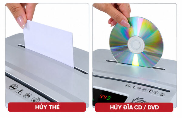 Máy huỷ tài liệu Silicon PS-6800C