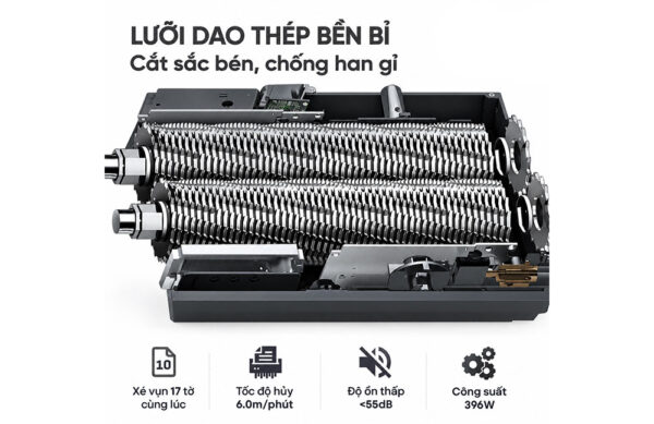 Máy huỷ tài liệu Silicon PS-836C