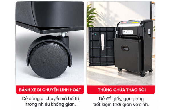 Máy huỷ tài liệu Silicon PS-880C