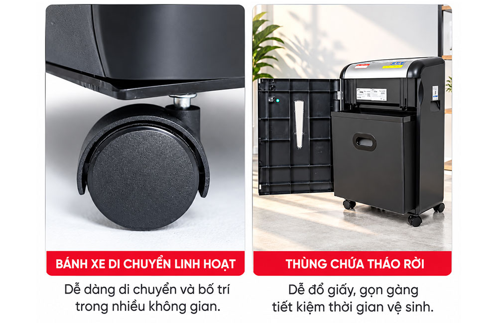 Máy huỷ tài liệu Silicon PS-880C