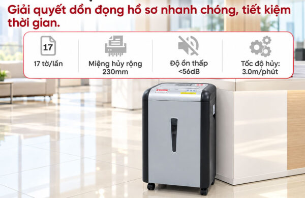 Máy huỷ tài liệu Silicon PS-880C