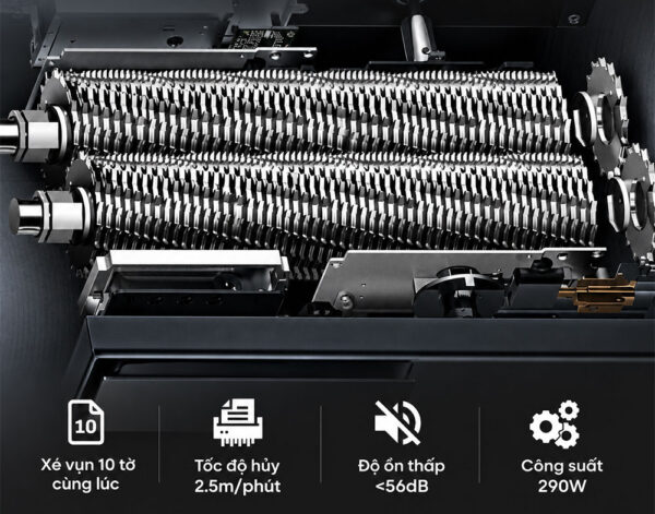 Máy huỷ tài liệu Silicon PS-910LCD