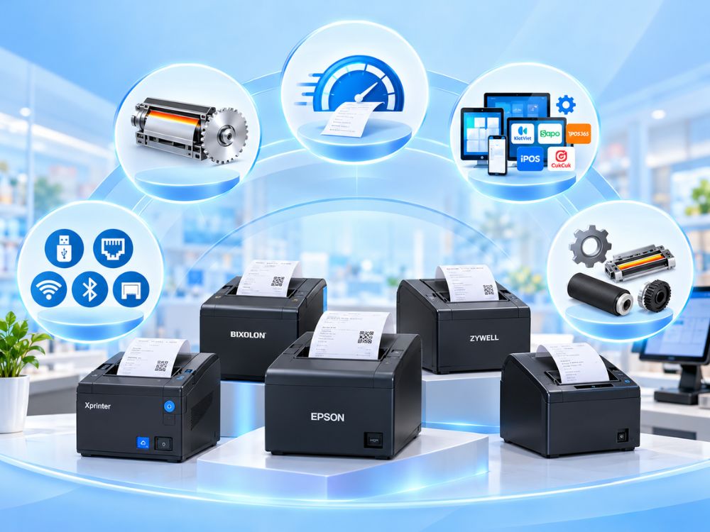 Tiêu chí cốt lõi khi đánh giá một thương hiệu máy in hóa đơn