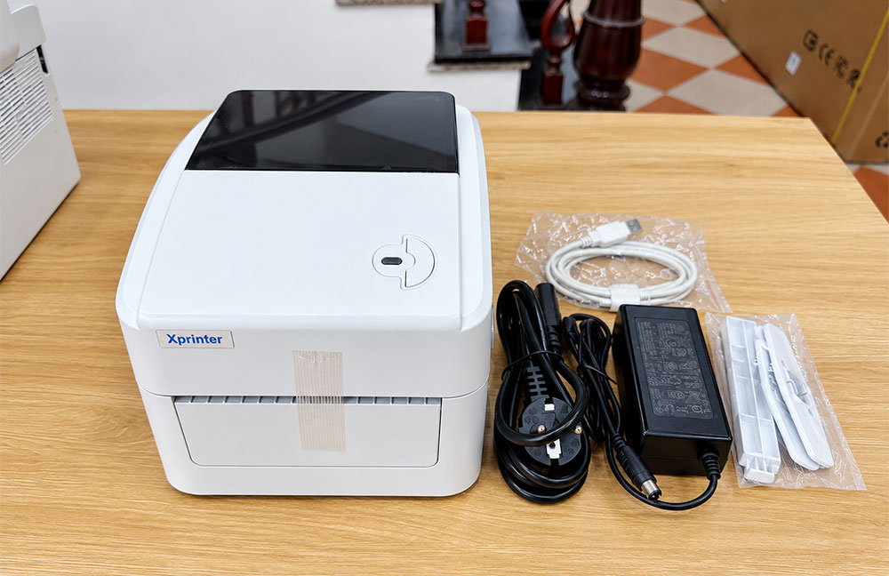 Xprinter XP 420B UL trang 1 Máy in mã vạch Xprinter XP-420B-UL (trắng)