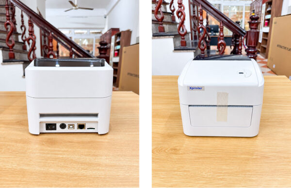 Máy in mã vạch Xprinter XP-420B-UL (trắng)