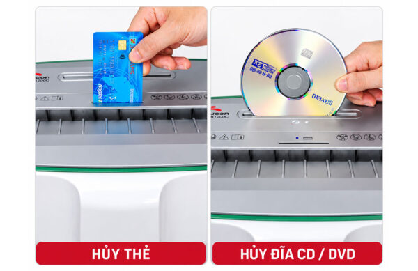 Máy huỷ tài liệu Silicon PS-1200C