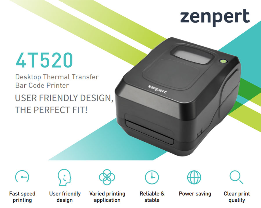 Máy in tem mã vạch Zenpert 4T520P